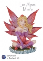 Les Alpes - Fata con Sfera - Resina - Dipinto a mano